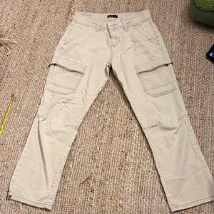 Women's Beige Cargo Pants